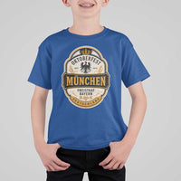 Oktoberfest Munchen Deutschland German Beer Festival T Shirt For Kid Freistaat Bayern Heraldic Eagle