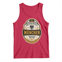Oktoberfest Munchen Deutschland German Beer Festival Tank Top Freistaat Bayern Heraldic Eagle