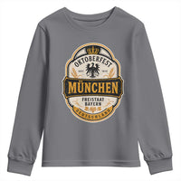 Oktoberfest Munchen Deutschland German Beer Festival Youth Sweatshirt Freistaat Bayern Heraldic Eagle
