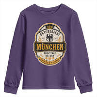 Oktoberfest Munchen Deutschland German Beer Festival Youth Sweatshirt Freistaat Bayern Heraldic Eagle
