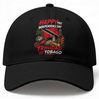 Trinidad And Tobago Independence Day Baseball Cap Trinidadian Heritage Steelpan Scarlet Ibis