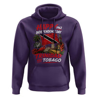 Trinidad And Tobago Independence Day Hoodie Trinidadian Heritage Steelpan Scarlet Ibis