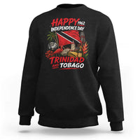 Trinidad And Tobago Independence Day Sweatshirt Trinidadian Heritage Steelpan Scarlet Ibis