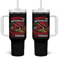Trinidad And Tobago Independence Day Tumbler With Handle Trinidadian Heritage Steelpan Scarlet Ibis