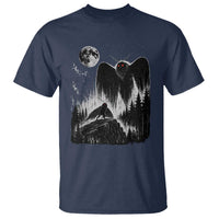 Mothman Howling at Moon 90s Retro T Shirt Funny West Virginia Cryptid