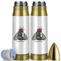 Funny Mothman Mothma'am Cute Pink Bow Coquette Bullet Tumbler