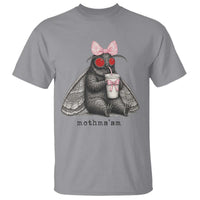 Funny Mothman Mothma'am Cute Pink Bow Coquette T Shirt