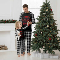 Funny Bruh Mothman Plaid Pajama Set Cryptozoology Cryptid Humor Weirdcore Horror Moon