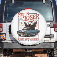 Funny Mothman Spare Tire Cover Get In Loser We Are Going Lurking Cryptid Lover