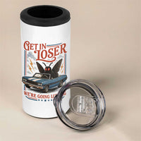 Funny Mothman 4 in 1 Can Cooler Tumbler Get In Loser We Are Going Lurking Cryptid Lover