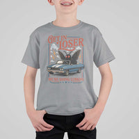 Funny Mothman T Shirt For Kid Get In Loser We Are Going Lurking Cryptid Lover