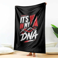 It Is in My DNA Trinidad and Tobago Throw Blanket Trinidadian Flag Roots