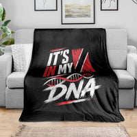 It Is in My DNA Trinidad and Tobago Throw Blanket Trinidadian Flag Roots