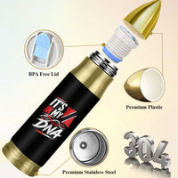 It Is in My DNA Trinidad and Tobago Bullet Tumbler Trinidadian Flag Roots