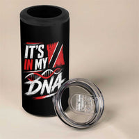It Is in My DNA Trinidad and Tobago 4 in 1 Can Cooler Tumbler Trinidadian Flag Roots