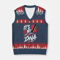 It Is in My DNA Trinidad and Tobago V-Neck Knit Sweater Vest Trinidadian Flag Roots
