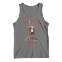 Funny Twas The Tism M Lord Medieval Knight Frog Tank Top