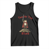 Funny Twas The Tism M Lord Medieval Knight Frog Tank Top