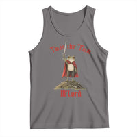 Funny Twas The Tism M Lord Medieval Knight Frog Tank Top