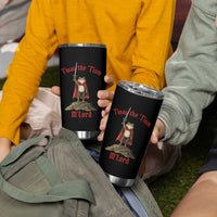 Funny Twas The Tism M Lord Medieval Knight Frog Tumbler Cup