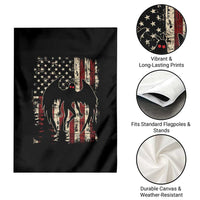 Mothman American Flag Patriotic Cryptid Creature Garden Flag
