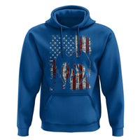 Mothman American Flag Patriotic Cryptid Creature Hoodie