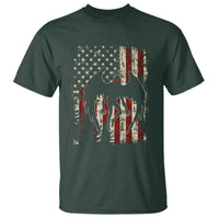 Mothman American Flag Patriotic Cryptid Creature T Shirt