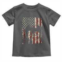 Mothman American Flag Patriotic Cryptid Creature Toddler T Shirt