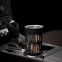 Mothman American Flag Patriotic Cryptid Creature Tumbler Cup