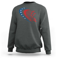 Patriotic Sweatshirt American Flag Fighter Jets Airplane 4th Of July - Wonder Print Shop