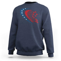 Patriotic Sweatshirt American Flag Fighter Jets Airplane 4th Of July - Wonder Print Shop