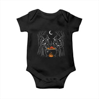 Funny Halloween Witch Spooky Season Orange Cauldron Baby Onesie - Wonder Print Shop