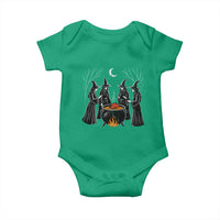 Funny Halloween Witch Spooky Season Orange Cauldron Baby Onesie - Wonder Print Shop
