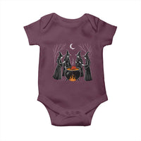 Funny Halloween Witch Spooky Season Orange Cauldron Baby Onesie - Wonder Print Shop