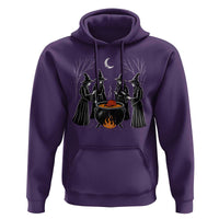 Funny Halloween Witch Spooky Season Orange Cauldron Hoodie - Wonder Print Shop