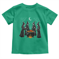 Funny Halloween Witch Spooky Season Orange Cauldron Toddler T Shirt - Wonder Print Shop