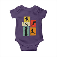 American Football Player Retro Vintage Sport Lover Baby Onesie - Wonder Print Shop