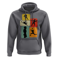American Football Player Retro Vintage Sport Lover Hoodie - Wonder Print Shop
