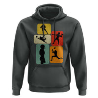 American Football Player Retro Vintage Sport Lover Hoodie - Wonder Print Shop