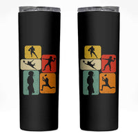 American Football Player Retro Vintage Sport Lover Skinny Tumbler - Wonder Print Shop