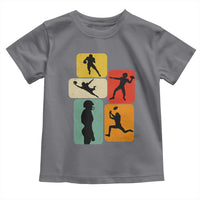 American Football Player Retro Vintage Sport Lover Toddler T Shirt - Wonder Print Shop