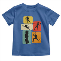 American Football Player Retro Vintage Sport Lover Toddler T Shirt - Wonder Print Shop