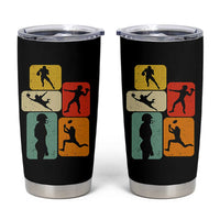 American Football Player Retro Vintage Sport Lover Tumbler Cup - Wonder Print Shop