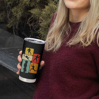 American Football Player Retro Vintage Sport Lover Tumbler Cup - Wonder Print Shop