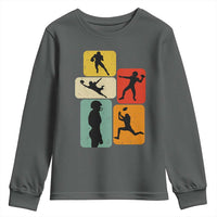 American Football Player Retro Vintage Sport Lover Youth Sweatshirt - Wonder Print Shop