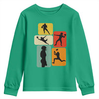 American Football Player Retro Vintage Sport Lover Youth Sweatshirt - Wonder Print Shop