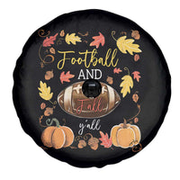 Football And Fall Yall Spare Tire Cover Fall Season American Football - Wonder Print Shop