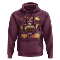 Football And Fall Yall Hoodie Fall Season American Football - Wonder Print Shop