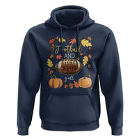 Football And Fall Yall Hoodie Fall Season American Football - Wonder Print Shop