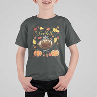 Football And Fall Yall T Shirt For Kid Fall Season American Football - Wonder Print Shop
